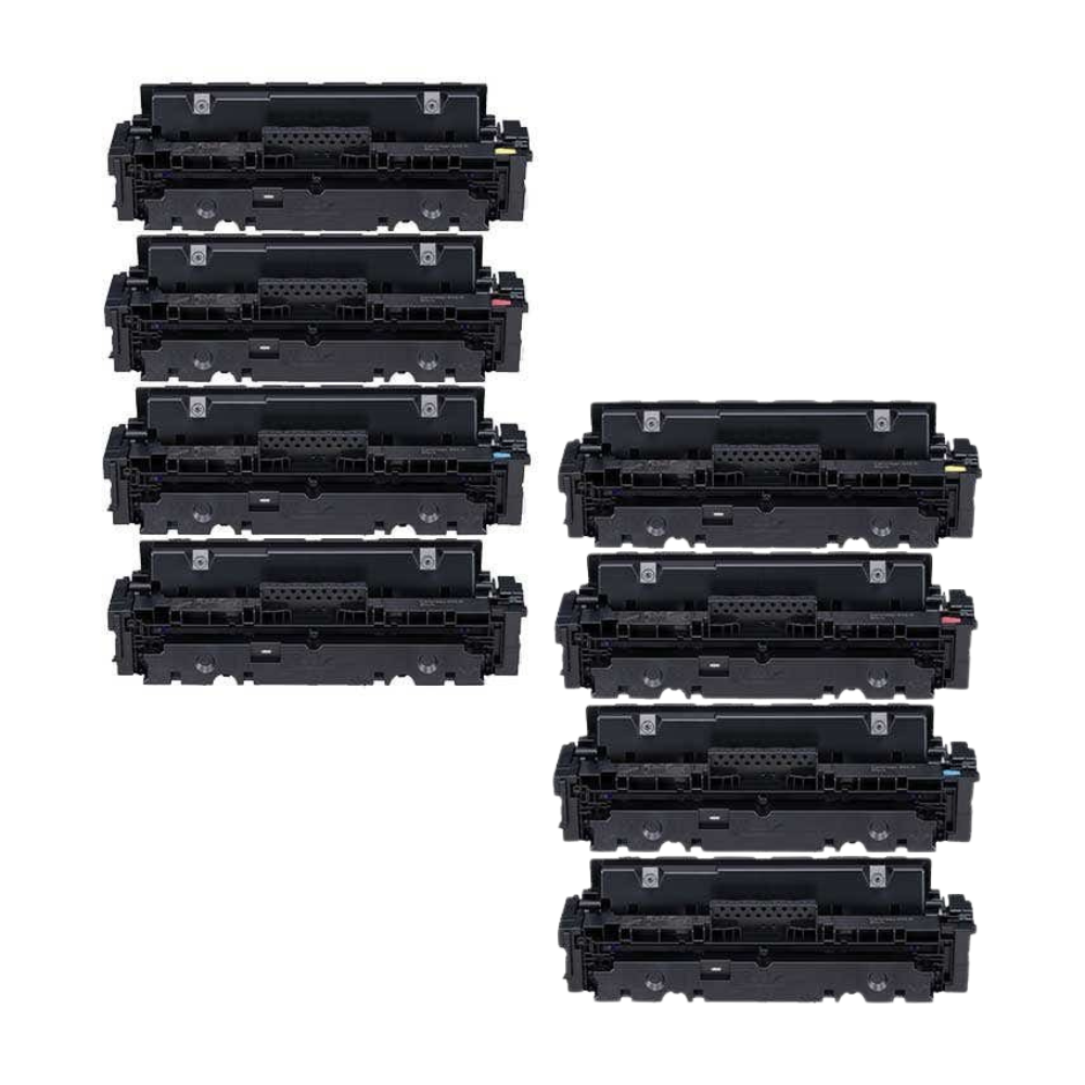 Canon 046H Compatible High-Yield Toner Cartridge 8-Pack Combo