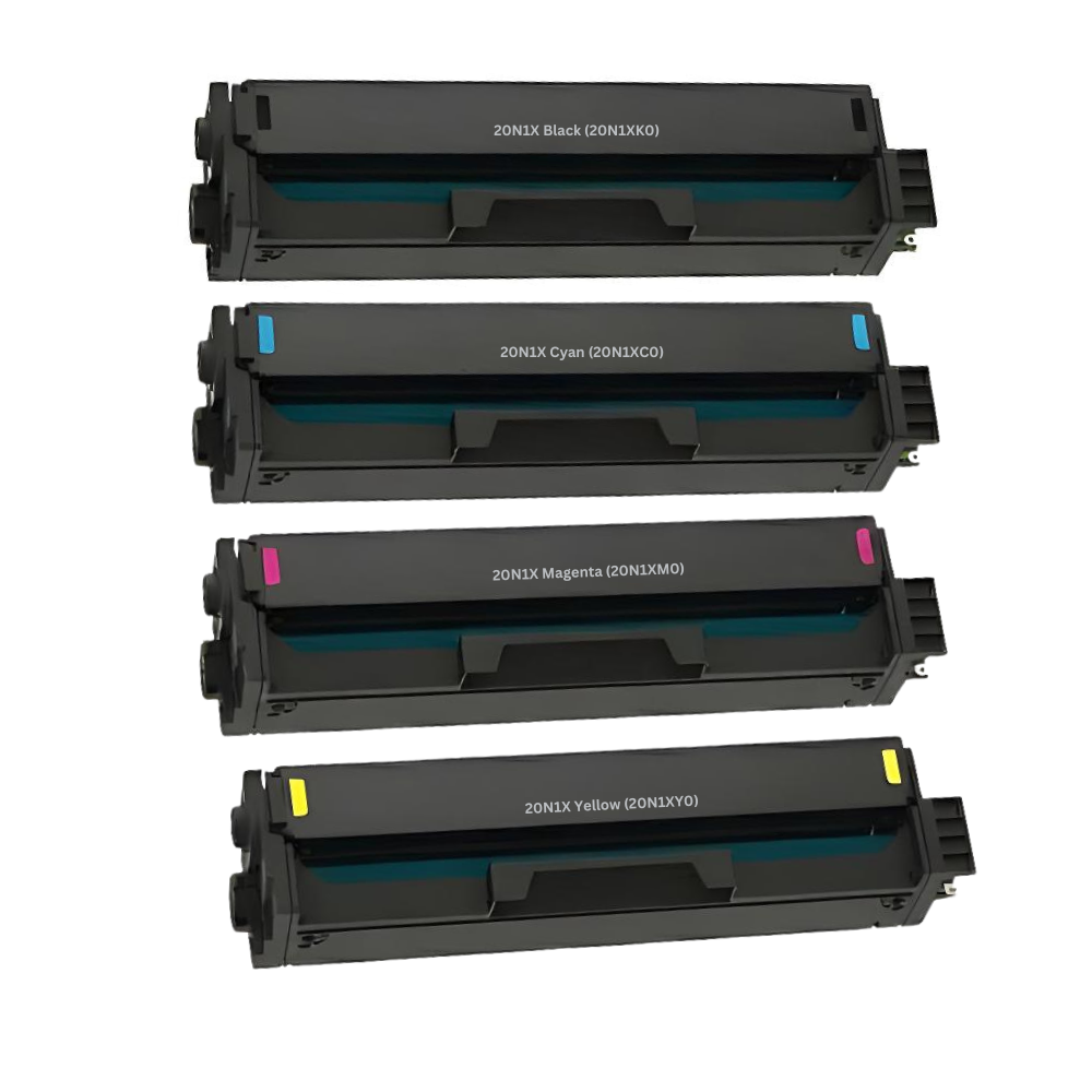 Lexmark 20N1X (CS431) Compatible Extra High Yield Toner Cartridge 4-Pack Combo
