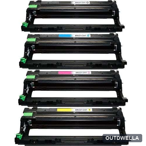 Brother DR221CL Compatible Drum Unit 4-Pack Combo