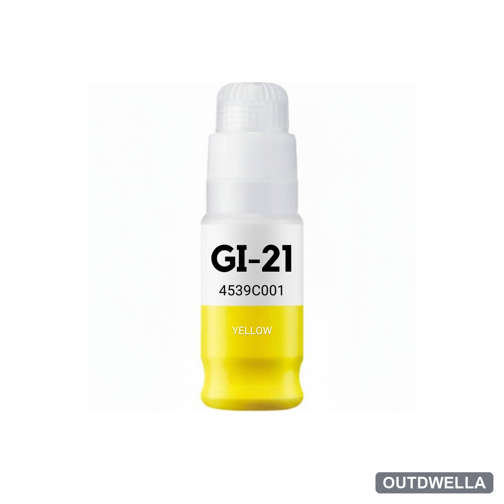 Canon GI-21Y (4539C001) Yellow Standard Yield Compatible Ink Bottle, 70 ml