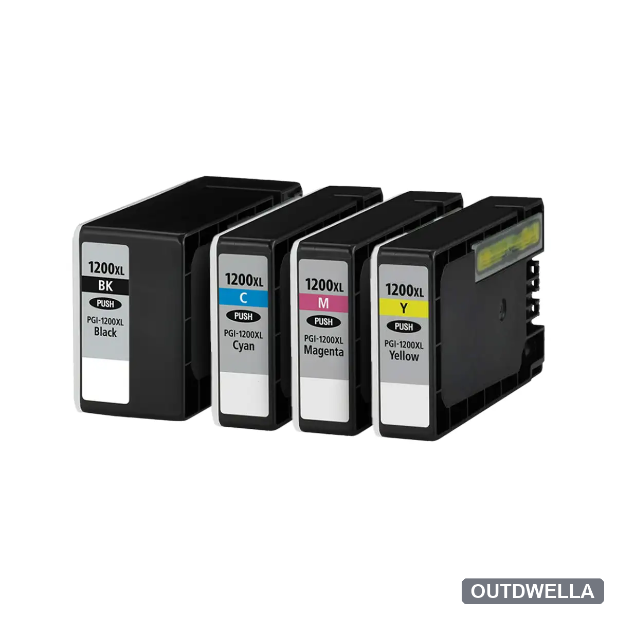 Canon PGI-1200XL High-Yield Compatible 4-Pack Combo