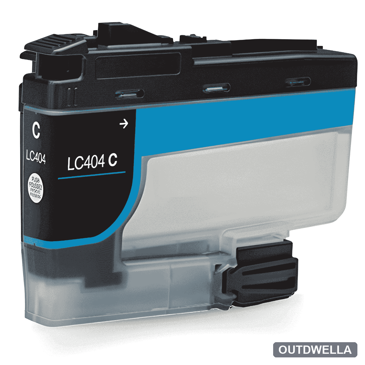 Compatible Brother LC404C Standard Yield Cyan Ink Cartridge