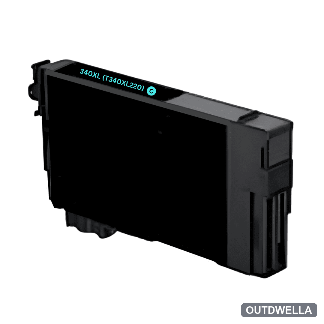 Compatible Epson 340XL (T340XL220) Cyan High Yield Ink Cartridge