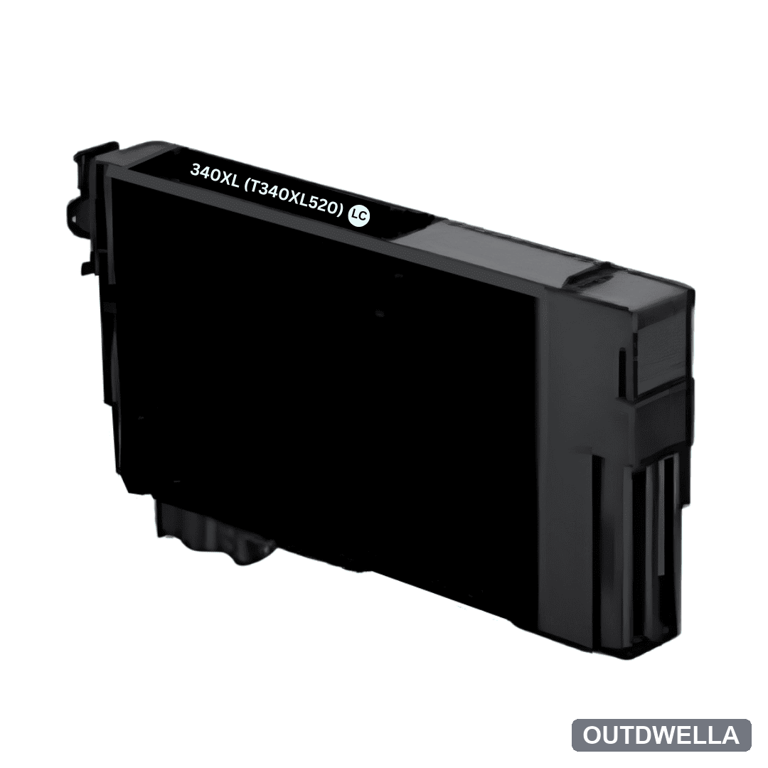 Compatible Epson 340XL (T340XL520) Light Cyan High Yield Ink Cartridge