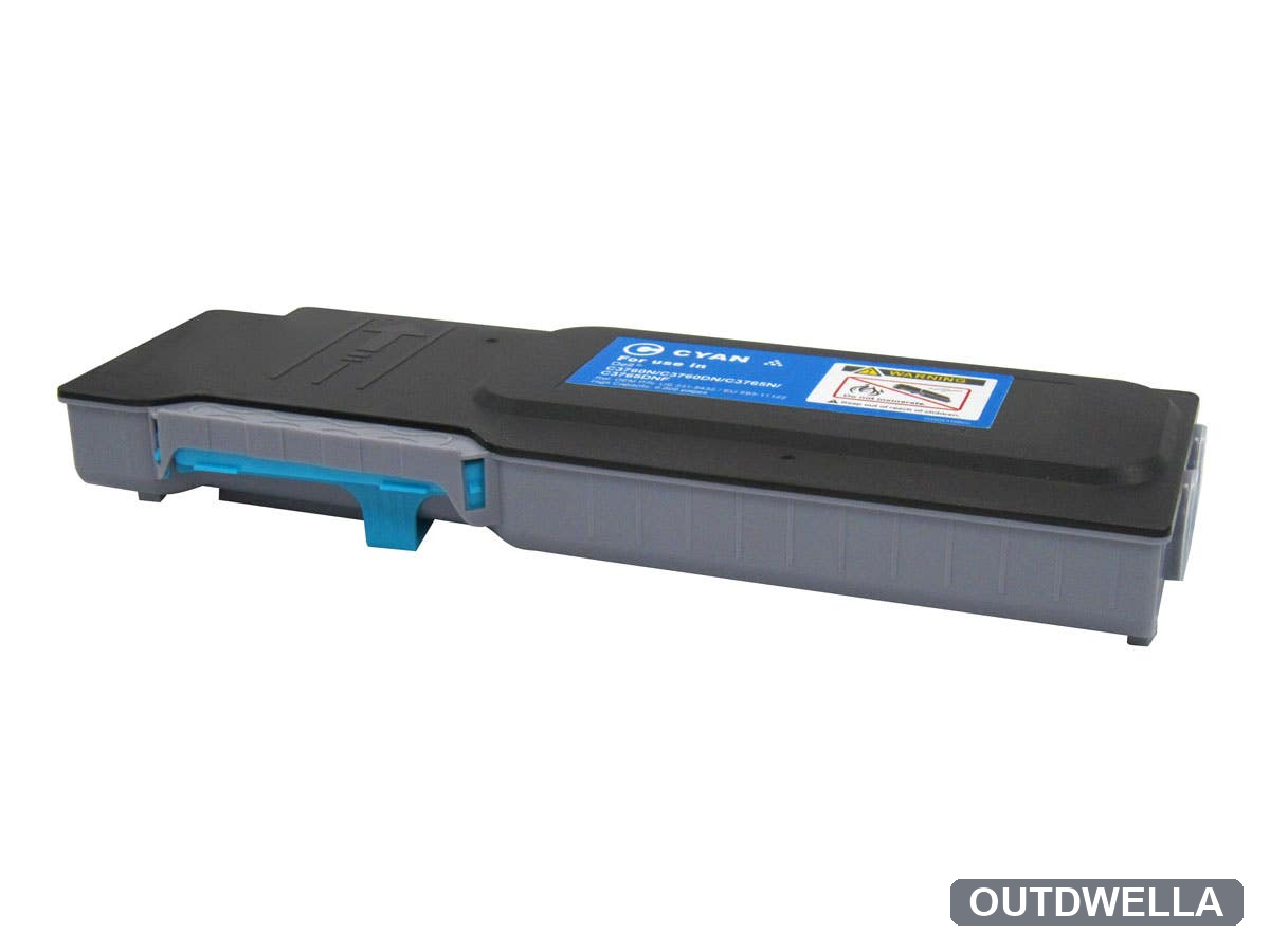 Dell 331-8432 (1M4KP) Cyan Extra High-Yield Compatible Toner Cartridge for Dell C3760, C3765