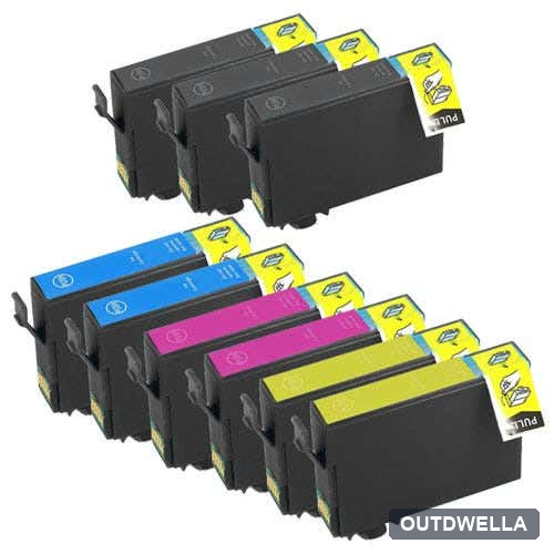 Epson 812XL High Yield Remanufactured Ink Cartridge 9-Pack Combo