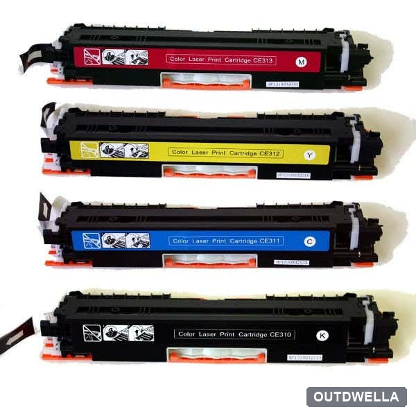 HP 126A Remanufactured Toner Cartridge 4-Pack Combo