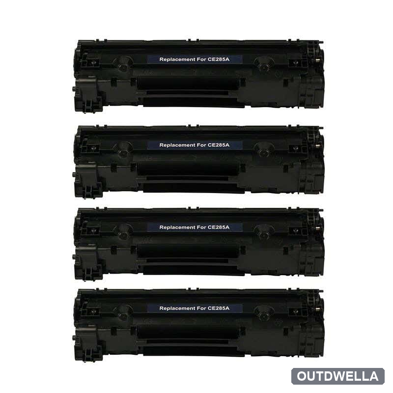 HP 85A (CE285A) Black Standard Compatible Toner Cartridge 4-Pack