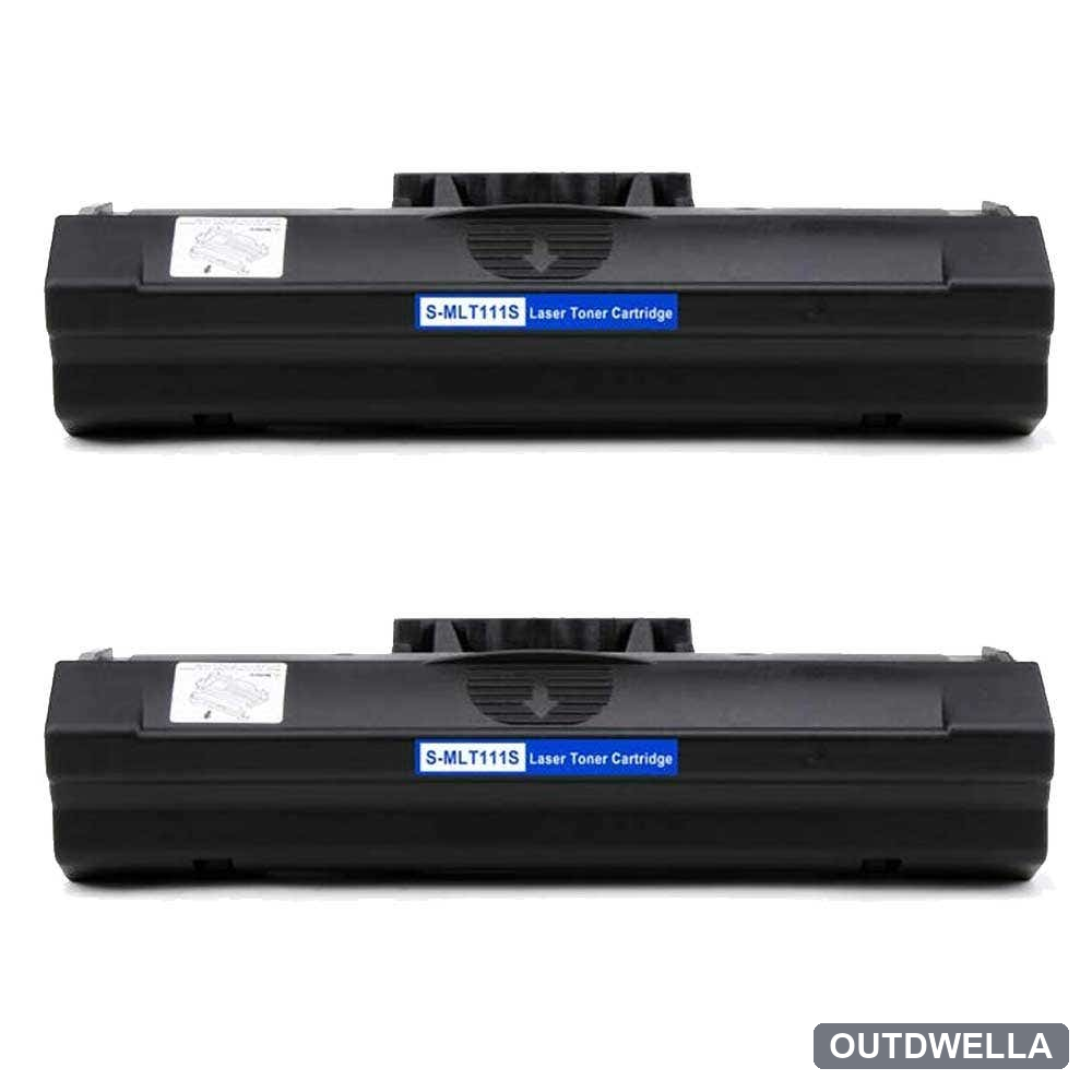 Samsung MLT-D111S Black Compatible Toner Cartridge Twin Pack