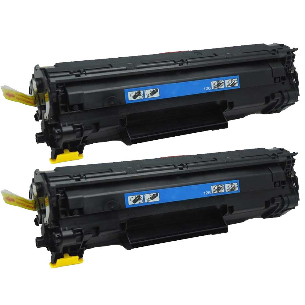 Canon 126 (3483B001) Black Compatible Toner Cartridge Twin Pack