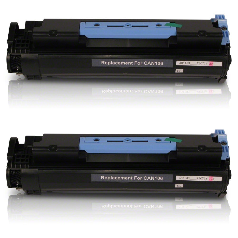 Canon 106 (0264B001) Black Remanufactured Toner Cartridge Twin Pack