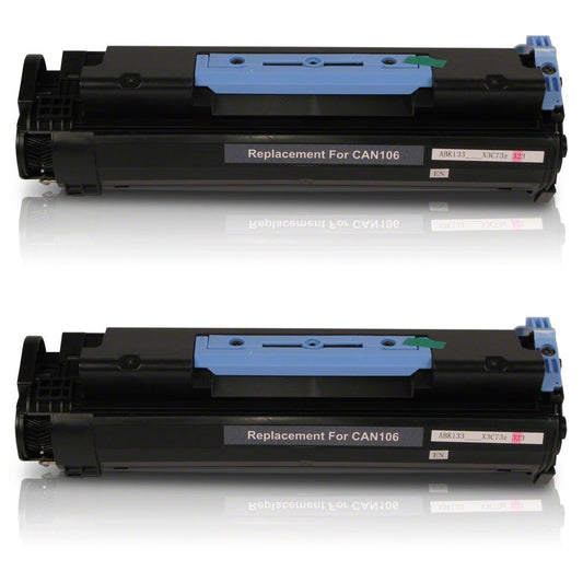 Canon 106 (0264B001) Black Remanufactured Toner Cartridge Twin Pack