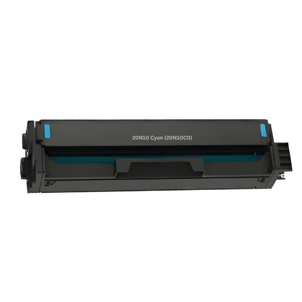 Lexmark 20N10C0 Cyan Standard Yield Compatible Toner Cartridge