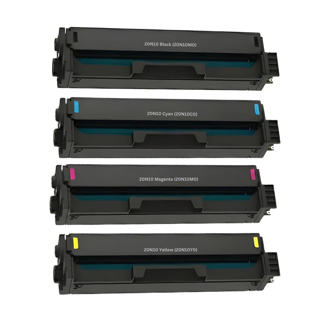 Lexmark 20N10 (CS/CX331) Compatible Standard Yield Toner Cartridge 4-Pack Combo