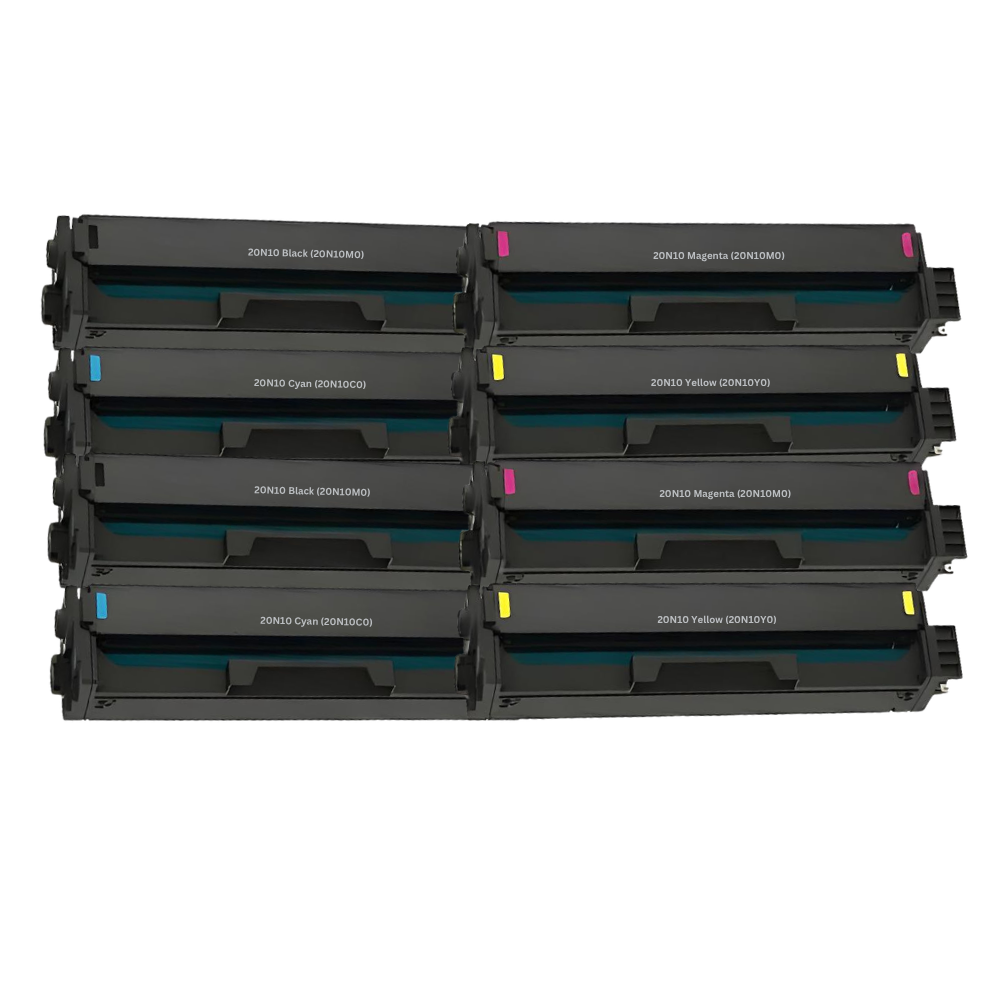 Lexmark 20N10 (CS/CX331) Compatible Standard Yield Toner Cartridge 8-Pack Combo