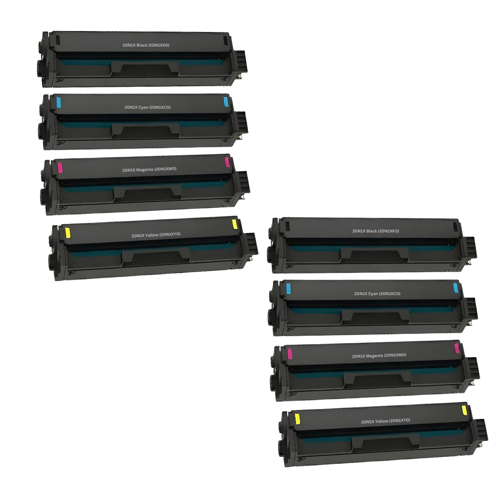 Lexmark 20N1X (CS431) Compatible Extra High Yield Toner Cartridge 8-Pack Combo