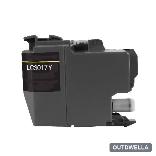 Brother LC3017Y Yellow High-Yield Compatible Ink Cartridge