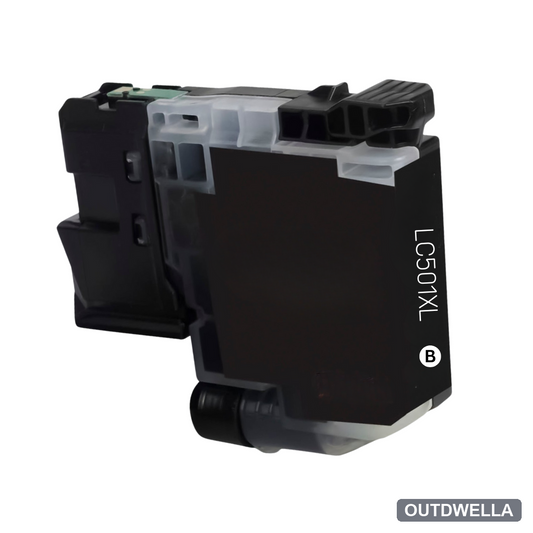 Brother LC501XLBK Black High Yield Compatible Ink Cartridge