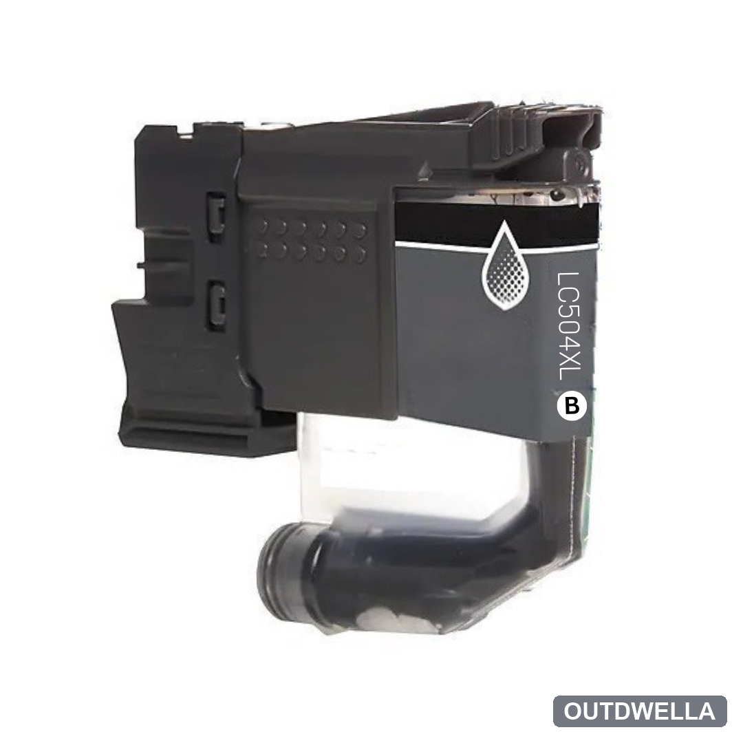 Brother LC504XLBK Black High Yield Compatible Ink Cartridge