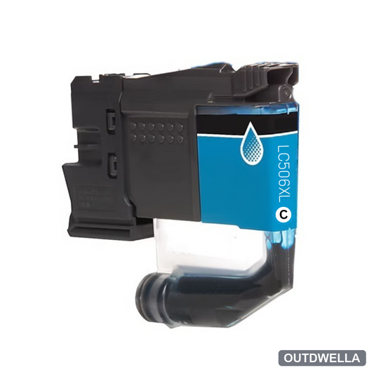 Brother LC506XLC Cyan High Yield Compatible Ink Cartridge