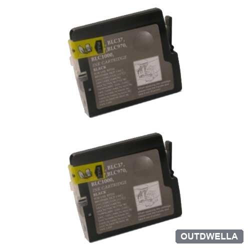 Brother LC51BK Black Compatible Ink Cartridge Twin Pack