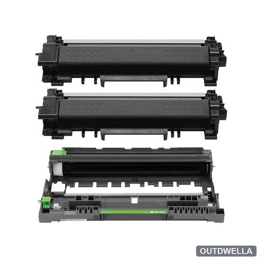 Brother TN770 & DR730 Super High-Yield Compatible Toner Cartridge 3-Pack Combo
