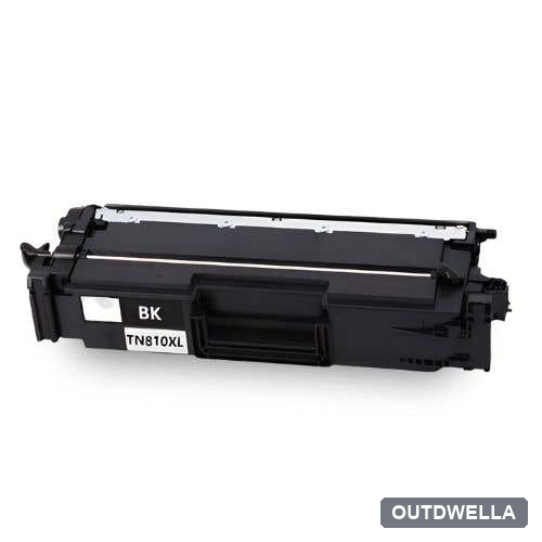 Brother TN810XLBK Compatible High-Yield Black Toner Cartridge