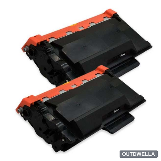 Brother TN850 (Replaces TN820) Black Compatible High-Yield Toner Cartridge Twin Pack