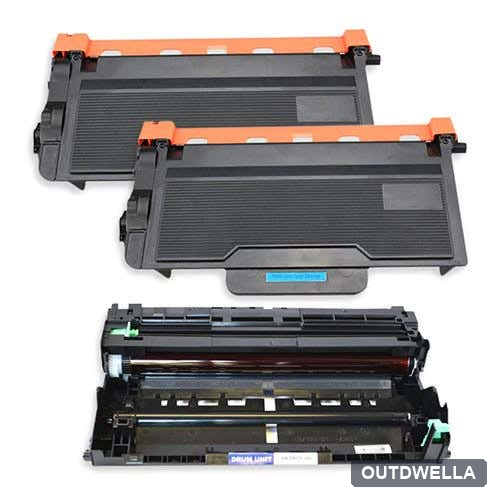 Brother TN880 & DR890 Black Compatible Super High-Yield Toner and Drum 3-Pack