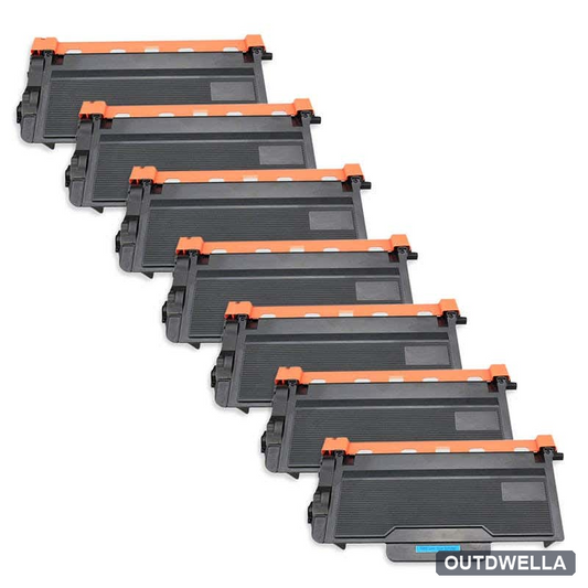 Brother TN880 (Replaces TN820) Black Compatible Super High-Yield Toner Cartridge 7-Pack