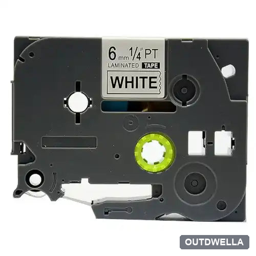 Brother TZe-211 (TZ211) Black on White Compatible P-Touch Label Tape