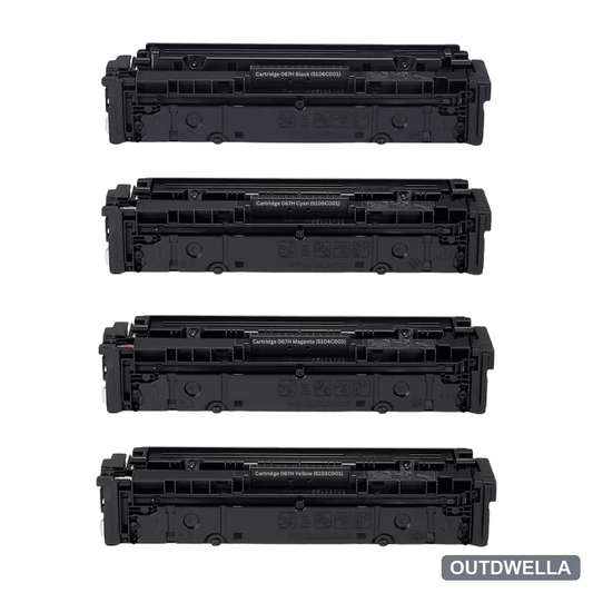Canon 067H Compatible High Yield Toner Cartridge 4-Pack Combo