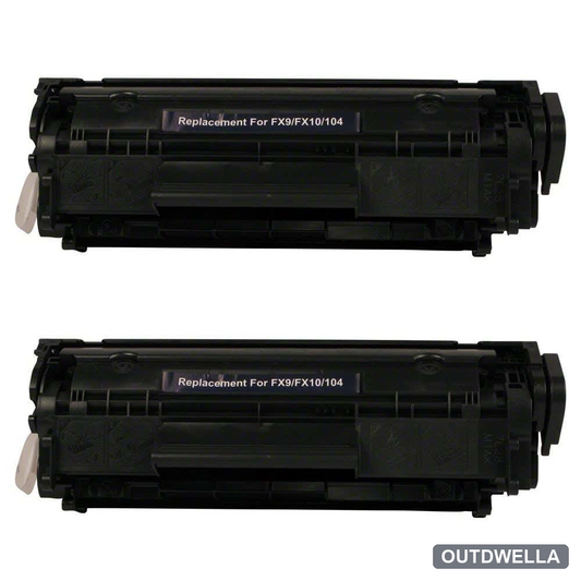 Canon 104 (0263B001) Black Compatible Toner Cartridge Twin Pack