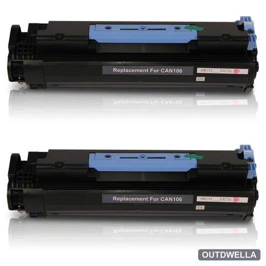 Canon 106 (0264B001) Black Remanufactured Toner Cartridge Twin Pack