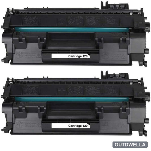 Canon 120 (2617B001) Black Compatible Toner Cartridge Twin Pack