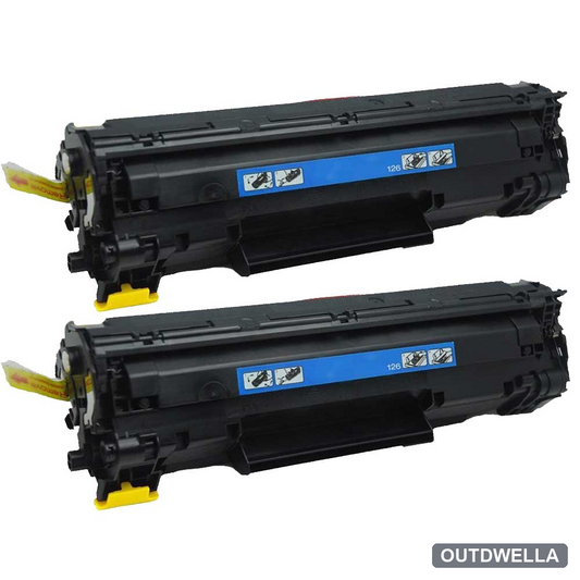 Canon 126 (3483B001) Black Compatible Toner Cartridge Twin Pack