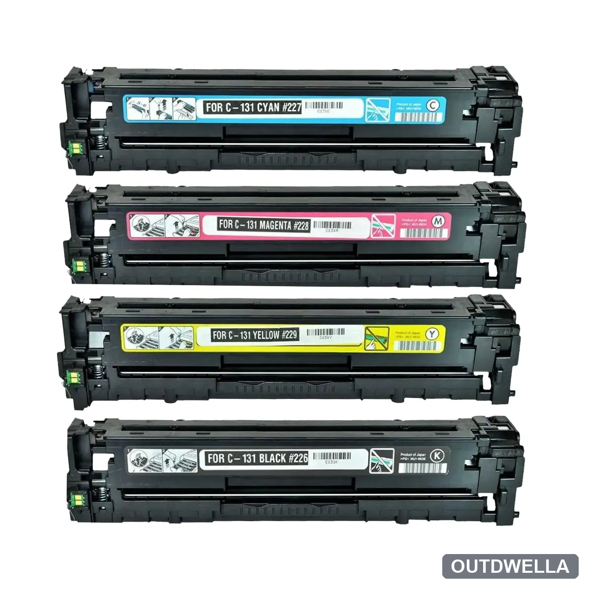 Canon 131 Compatible Toner Cartridge 4-Pack Combo