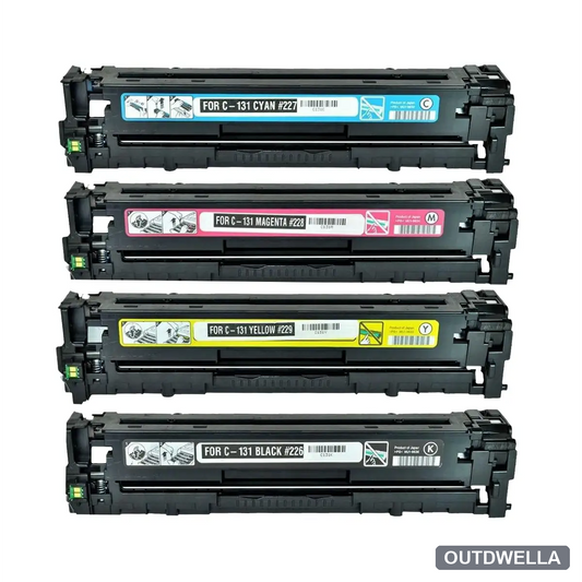 Canon 131 Compatible Toner Cartridge 4-Pack Combo