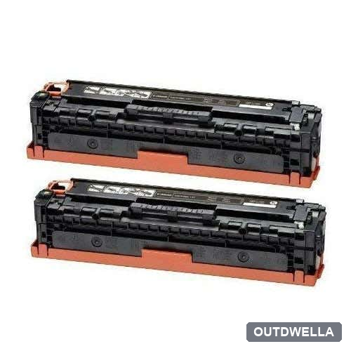 Canon 131 II (6273B001AA) Black Compatible High-Yield Toner Cartridge Twin Pack