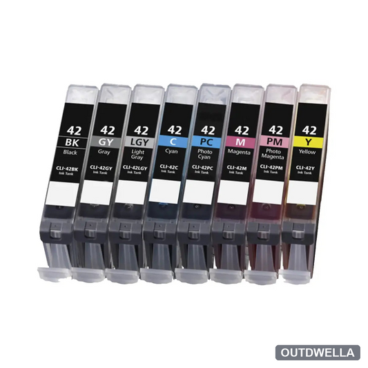Canon CLI-42 Compatible Ink Cartridge 8-Pack Combo