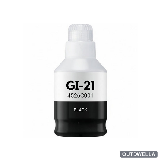 Canon GI-21Bk (4526C001) Black Standard Yield Compatible Ink Bottle, 140 ml