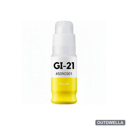 Canon GI-21Y (4539C001) Yellow Standard Yield Compatible Ink Bottle, 70 ml