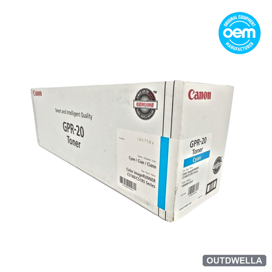 Canon GPR-20 (1068B001AA) Cyan Standard Yield Original Toner Cartridge