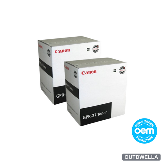 Canon GPR-27 (9645A008AA) Black Standard Yield Original Toner Cartridge (2-Pack)