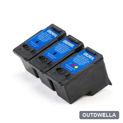 Canon PG-240XL & CL-241XL High-Yield Remanufactured Ink Cartridge 3-Pack Combo