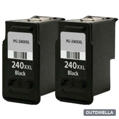 Canon PG-240XXL Black (5204B001) Remanufactured Extra High Yield Ink Cartridge Twin Pack