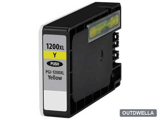 Canon PGI-1200XL (9198B001) Yellow High-Yield Compatible Ink Cartridge