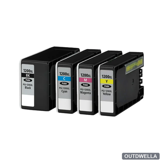 Canon PGI-1200XL High-Yield Compatible 4-Pack Combo