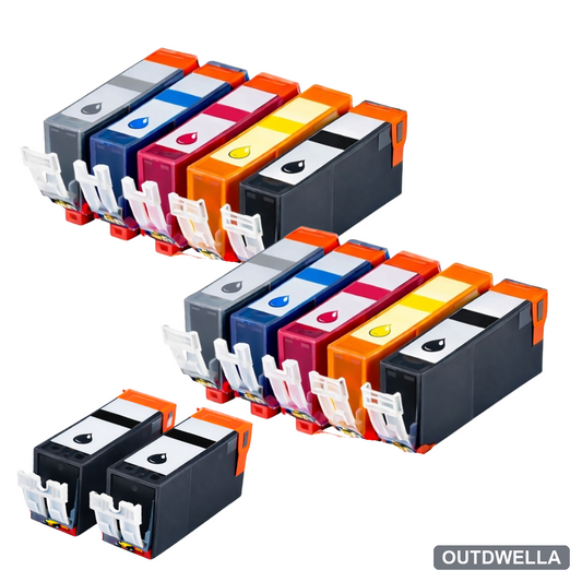 Canon PGI-220 & CLI-221 Compatible Ink Cartridge 12-Pack Combo