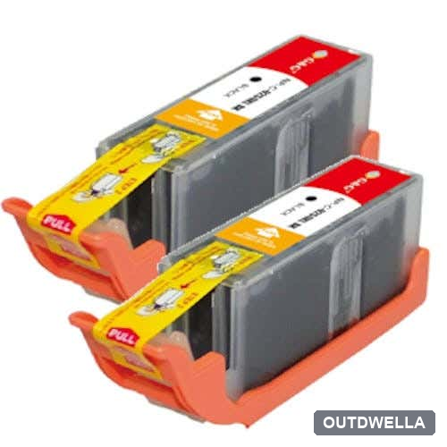 Canon PGI-250XL (6432B001) Black High-Yield Compatible Ink Cartridge Twin Pack